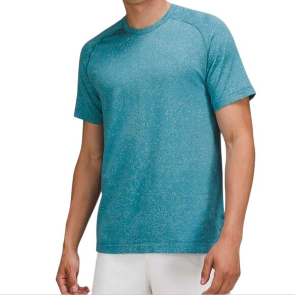 Men's Lululemon Metal Vent Tech Short Sleeve Shirt 2.0 - Distorted Noise Breeze - Picture 1 of 10
